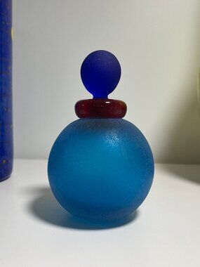 Murano Glass Bottle with Stopper Murano Glass Franco Moretti